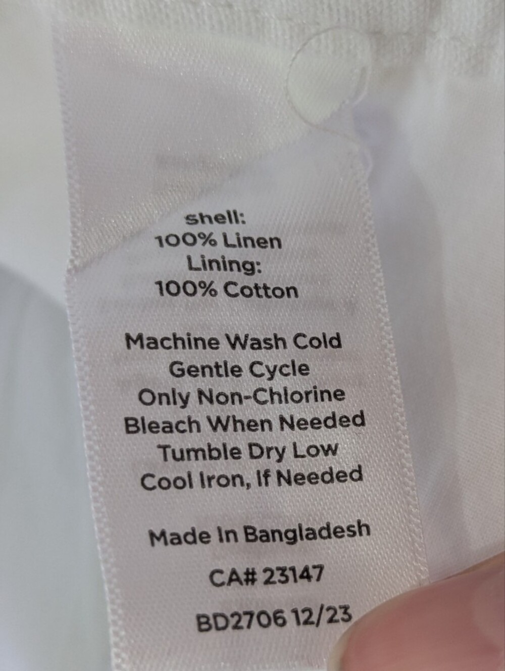 NWT Talbots White Linen Button Front Midi Skirt Size 4 Classic Summer - Picture 11 of 16